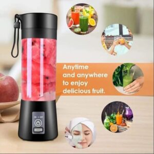 TOYASH Portable USB Rechargeable Blender 6-Blade Mini Electric Juicer Fruit Juice Maker