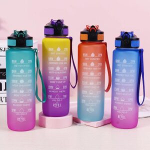 TOYASH 1L Leakproof Water Bottle with Sipper BPA-Free, Durable & Non-Toxic Ideal for Office, Gym & Travel