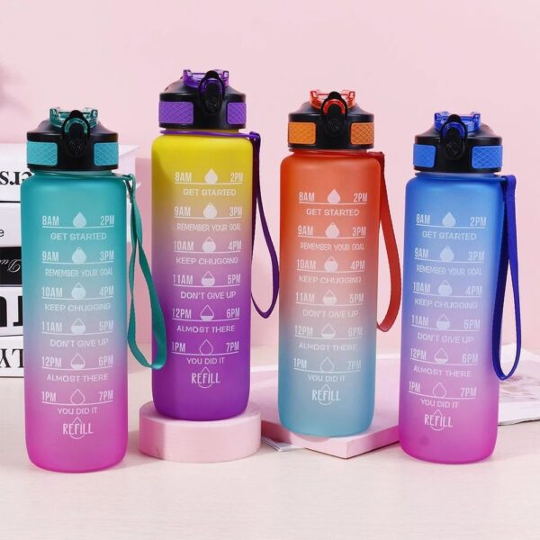 TOYASH 1L Leakproof Water Bottle with Sipper BPA-Free, Durable & Non-Toxic Ideal for Office, Gym & Travel