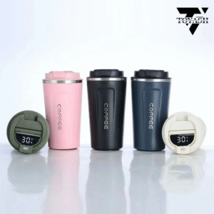 TOYASH Temp-Vacuum Insulated Coffee Mug 510ML Leak-Proof Travel Cup