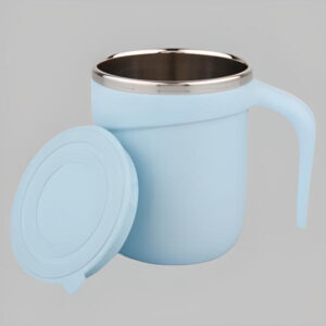 TOYASH Insulated Stainless Steel Coffee Mug with Lid Double Wall Cup for Home Office & Travel