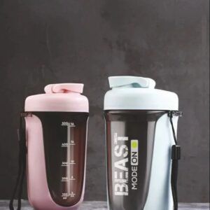 MUSCLE HORN 600mL Gym Protein Shaker Leakproof & BPA-Free