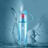 TOYASH 2-in-1 Mist & Sip Water Bottle, 600ml Sports Spray Bottle with Straw, Leak-Proof, BPA-Free, for Gym, Cycling & Outdoor Hydration