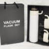 TOYASH 500ml Double Wall Stainless Steel Vacuum Insulated Bottle & Cup Gift Set NEW– Hot & Cold