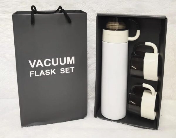 TOYASH 500ml Double Wall Stainless Steel Vacuum Insulated Bottle & Cup Gift Set NEW– Hot & Cold