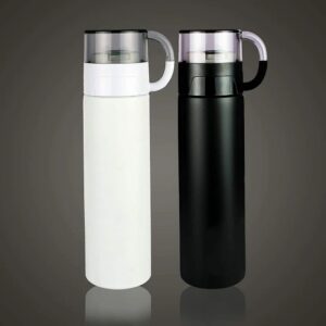TOYASH Stainless Steel Water Bottle, 500ML Double Walled Vacuum Insulated Travel Coffee Mug