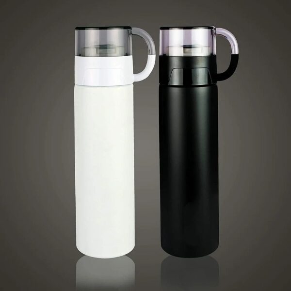 TOYASH Stainless Steel Water Bottle, 500ML Double Walled Vacuum Insulated Travel Coffee Mug