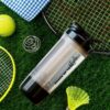 MUSCLE HORN 600mL Leakproof Protein Shaker BPA-Free with Storage & Blender Ball