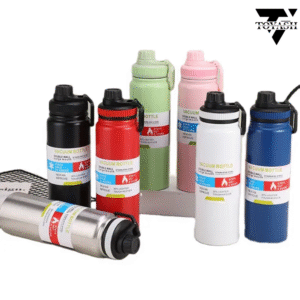 TOYASH Stainless Steel Sports Double Wall Water Bottle Hot & Cold 800ML For School, Office, Gym, Home , Leakproof Water Bottle