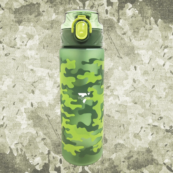 TOYASH Premium Army Design Water Bottle BPA-Free ,High Quality 1000ML