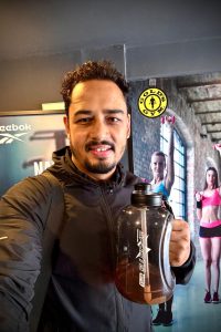 Inder Singh- Gym water gallon 1800ml keep me hydrate all time